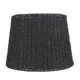Tapered Drum in Black Twisted Seagrass