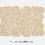 Bleached Rectangular Placemat (pack of 4)