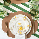 Die Cut Kraft French Frame Placemat- 12 Sheets