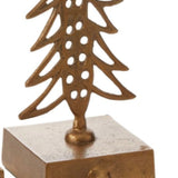Tree Stocking Holder Antique Gold