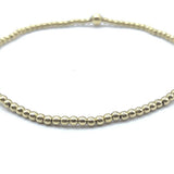 2 MM Gold Filled Waterproof Karma Bracelet