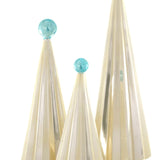 Pleated Tree - Pearl Blue 12”