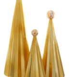 Pleated Yellow Peach 6”