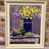 Alison Ross Framed Yellow Flowers 16”x20” Framed