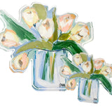 White Tulip Blooms
