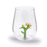 Bee Stemless Wine Glass