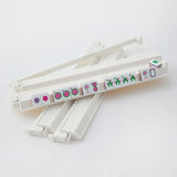 Mahjong White Acrylic Rack and Pusher Set