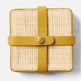 Raffia Coasters with Strap