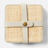 Raffia Coasters with Strap