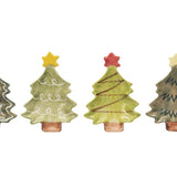 Stoneware Christmas Tree Dish