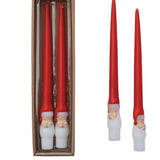 Santa Taper Candle