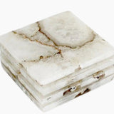 White Agate Coasters