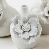 White Flower Vase