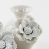 White Flower Vase