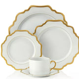 Anna Weatherly Antique White/Gold Dinner