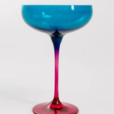 Estelle ColorBlock Champagne Coupe