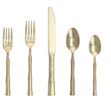 Royal Pacific Brushed Champagne 5 Piece Place Setting