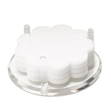 Scallop Drink Coasters White