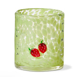 Strawberry Confetti Double Old Fashioned Glass