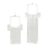 Crystal Pillar Candleholder