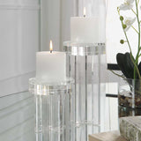 Crystal Pillar Candleholder
