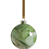 Solid Luster Watercolor Glass Ornament