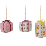 Wool Felt Gift Shaped Ornaments