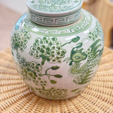 Jingdezhen Green Ginger Jar