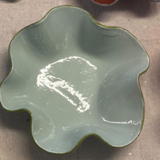 Libbie Rothschild Green With Green Edge Bowl Medium