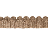 Decorative Bankuan Tray w Scalloped Edge