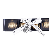 Gold Pumpkin Place Card Holders