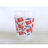 Shatterproof American Flag With Streamers Cup Pack