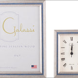 4x6 Silver w Blue Channel Frame