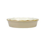 Vietri Italian Bakers White Pie Dish