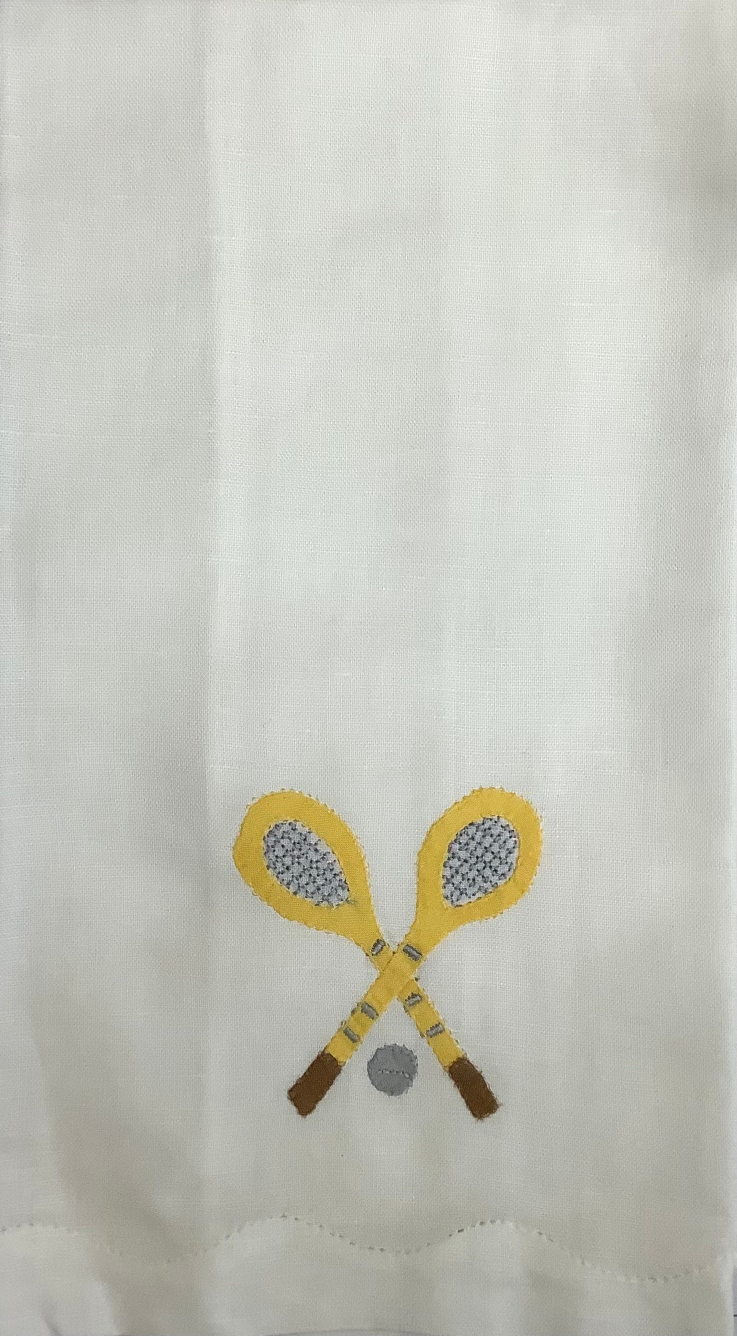 Tennis Racket Guest Towel
