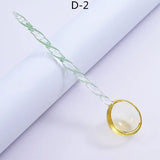 Yellow - Colored Glass Spoon