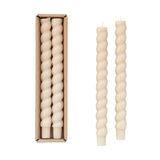 Twisted Taper-Cream 10”