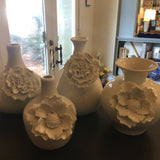 White Flower Vase