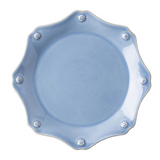 Berry & Thread Chambray Scalloped Dessert/Salad Plate