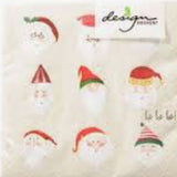 Santa Soirée beverage napkin
