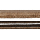 Woven Wood Bench