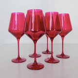Estelle Colored Wine Stemware