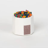 White Match Holder w/ Rainbow Matches