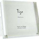 5x5 Lucite Frame- Pearl White