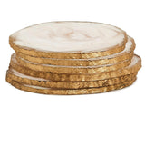 White Resin Coaster