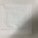 20” Linen Hemstitch Napkin-White