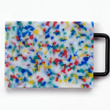 Small Cutting Board With Handle- Multi Confetti