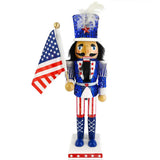 Americana Nutcracker – 12” Sequin Patriotic Decor