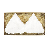 LASTRA HOLIDAY WHITE FIGURAL TREE TWO-PART SERVER