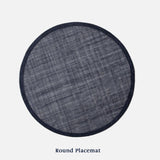 June Dark Navy Placemat